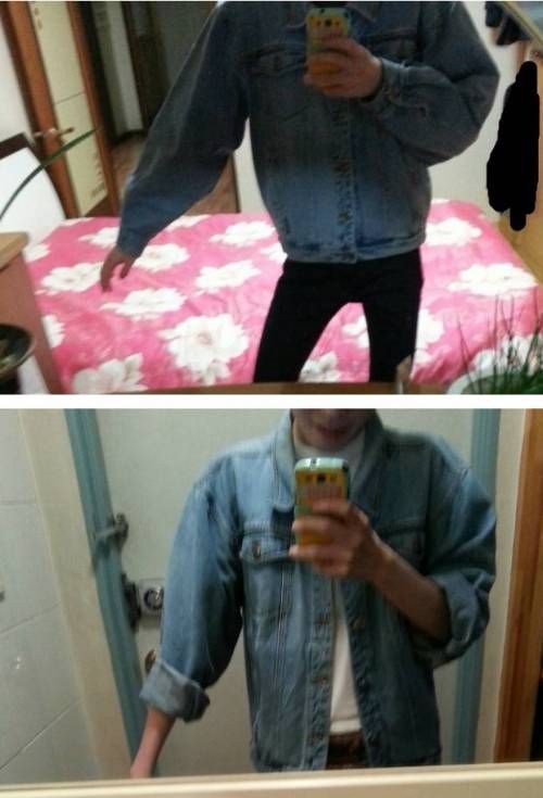 얼마전에 이뻐서 산 청자켓 오늘 드디어 왔는데