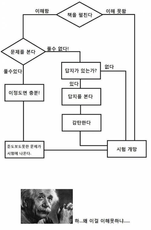 물리학과 학생의 시험기간