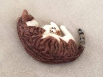 고양이 털로 만든 고양이