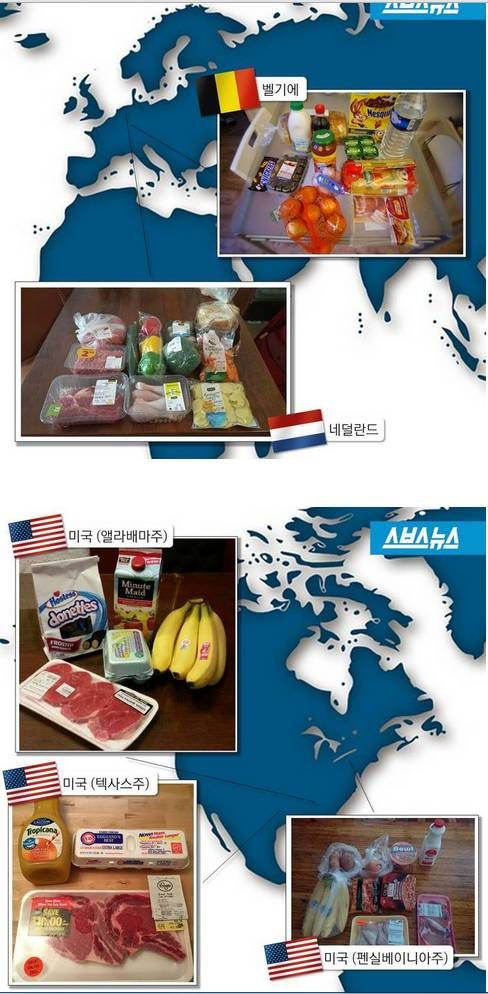 국가별 최저시급으로 살 수 있는 식료품.jpg