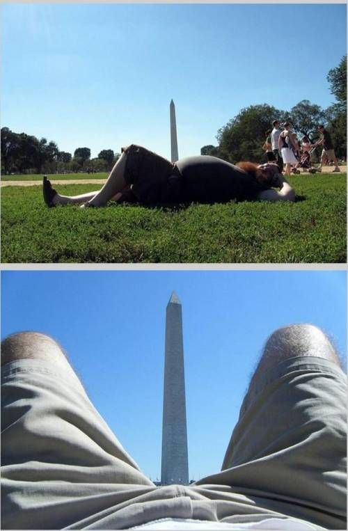 워싱턴 기념비에서 가장 많이 찍히는 사진포즈
