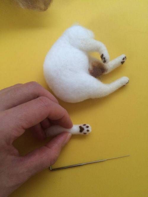 고양이 털로 만든 고양이