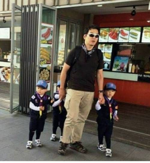 육아와 폭식으로 급노화한 송일국