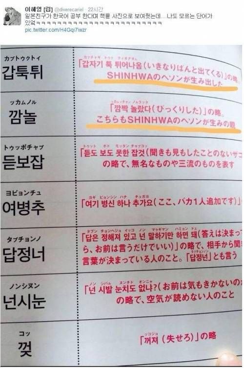 일본의 최신 한국어 교재