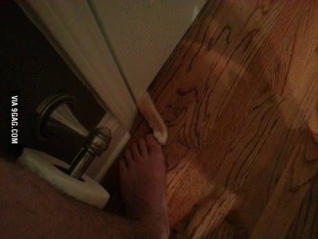 너네 때문에 맘편히 화장실도 못감