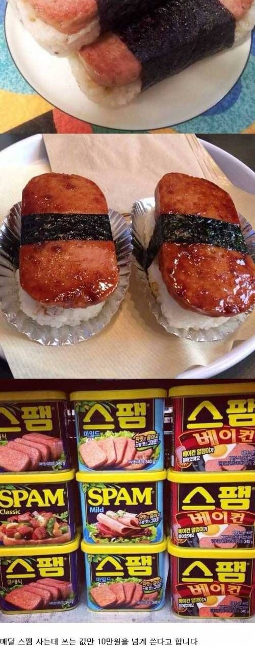 어느 스팸 덕후의 식단