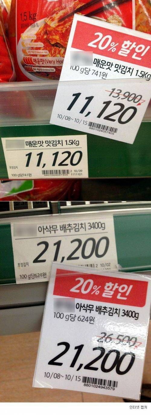 대형마트 할인행사의 진실