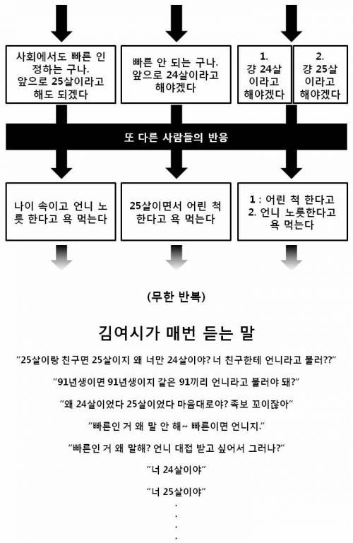 사회로 나간 빠른 년생의 삶