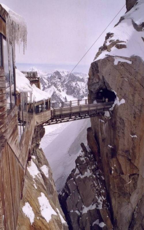 알프스 산맥의 전망대