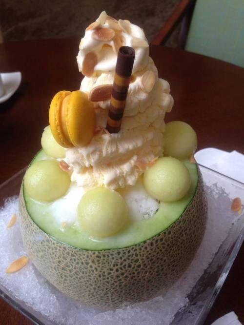 롯데호텔 메론빙수