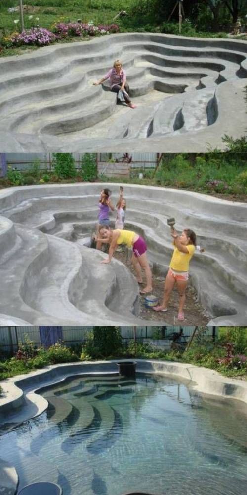 셀프 럭셔리 수영장만들기