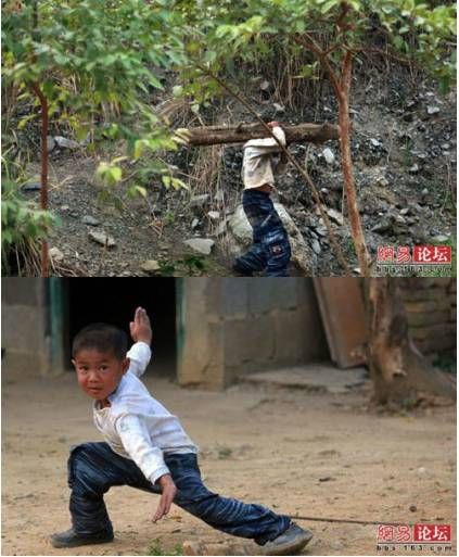 산속에 혼자 살고잇는 6살.jpg