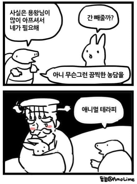 용왕님이 아프셔서 네가필요해!