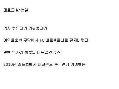 히딩크가 발굴한 선수들