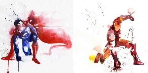 슈퍼 히어로 ver.수채화