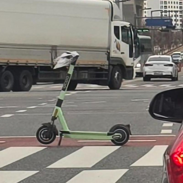 공유킥보드 주차 레전드