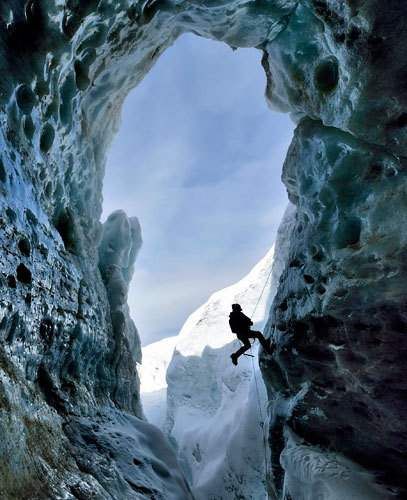 스위 알파스산맥의 얼음.jpg