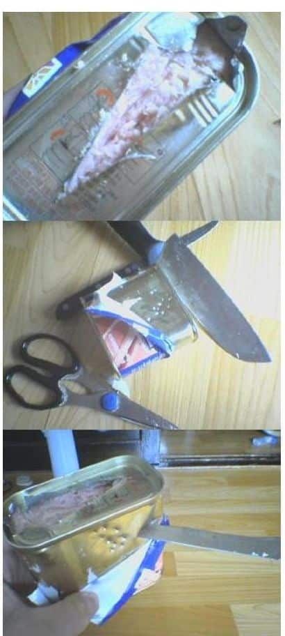 통조림 한번 잘못뜯다가