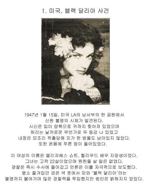 아직도 미스테리인 세계의 미제사건