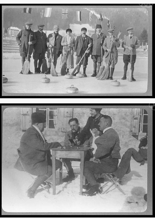 1924년 첫 동계 올림픽 사진