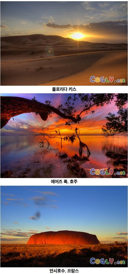 각국의 일몰사진.jpg