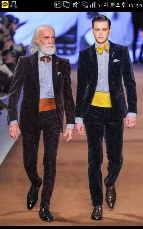 할아버지 모델의 위엄