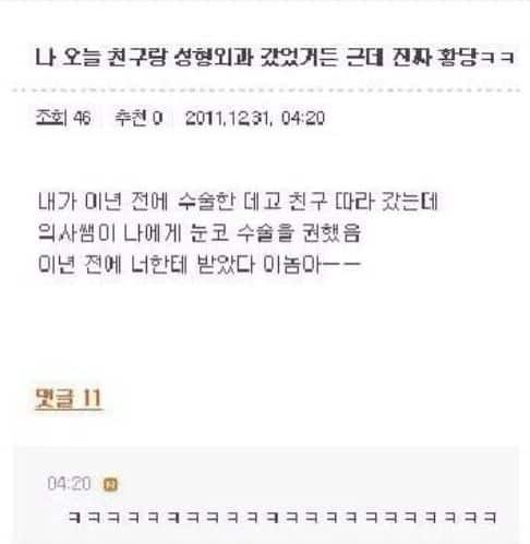 성형외과 후기甲