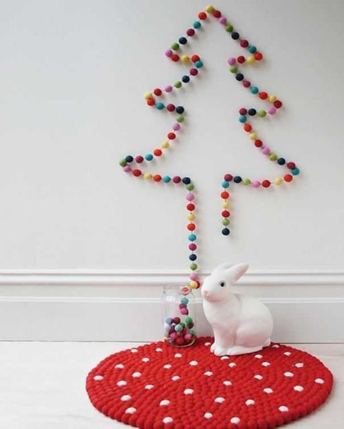 평범한 재료로 만든 특별한 크리스마스 트리들