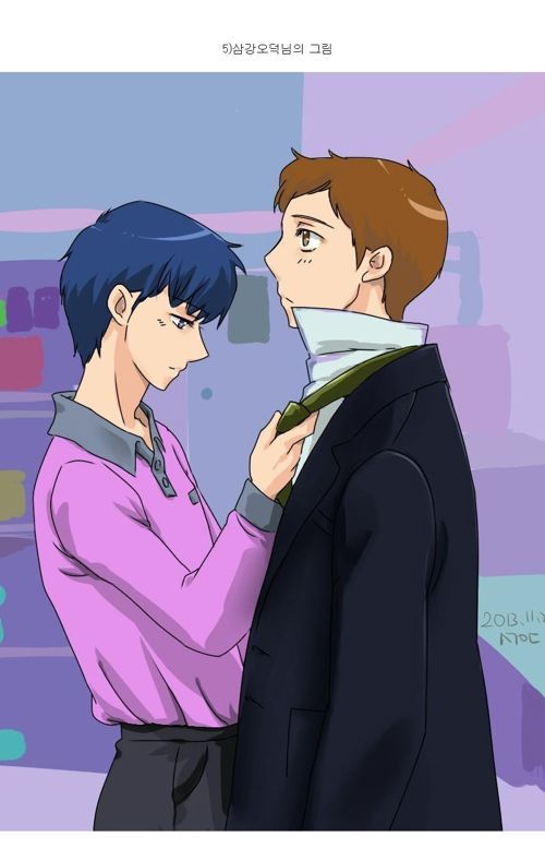 편의점 점원인데 손님 넥타이 매드림.jpg