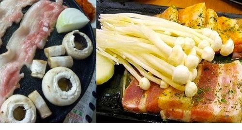 삼겹살과 함께 구워먹는 것들