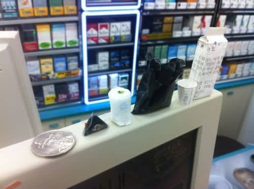 편의점 알바생의 손재주