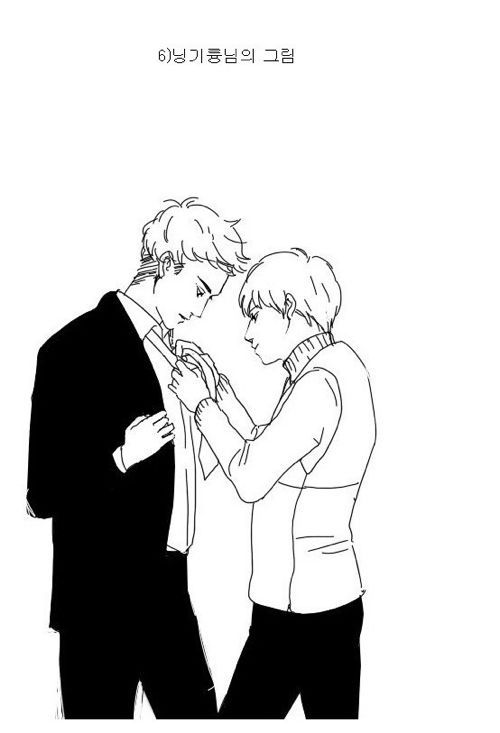 편의점 점원인데 손님 넥타이 매드림.jpg