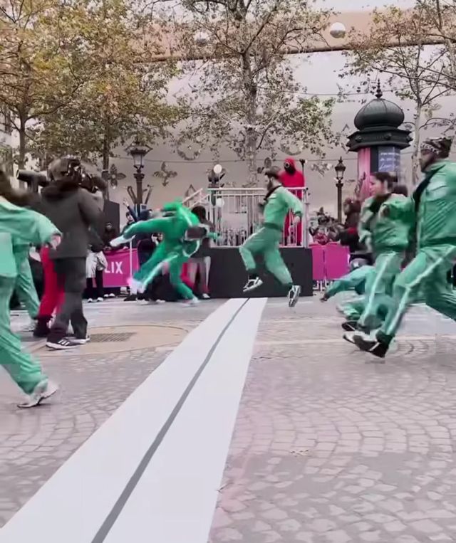 오징어게임 시즌2 공개를 앞둔 프랑스 근황