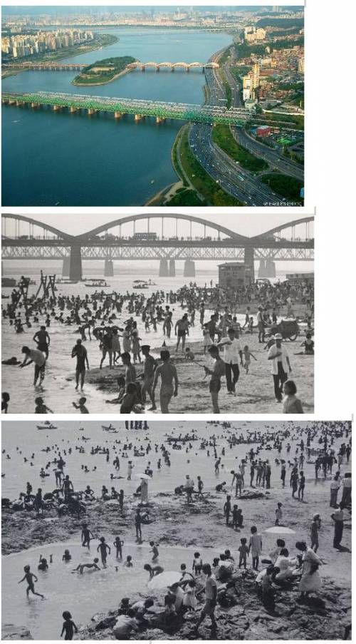 사라진 한강의 모래사장