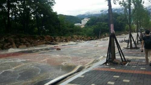 부산의 어느 대학교 앞