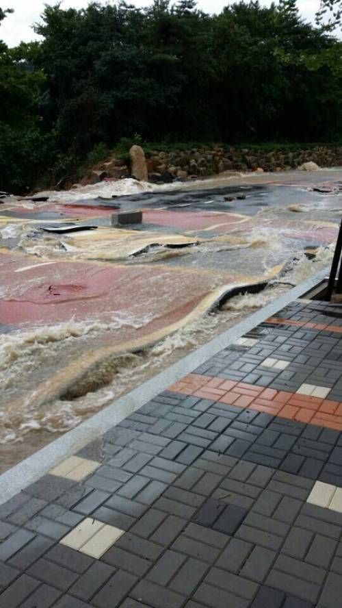 부산의 어느 대학교 앞