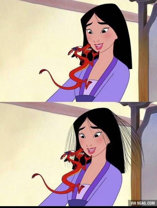 디즈니 공주들의 좀 더 현실적인 헤어스타일