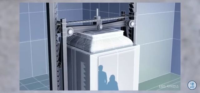 엘리베이터 추락시 100% 살아남는 유일한 방법.jpg