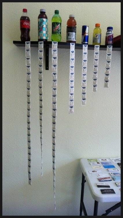 음료수 설탕량....