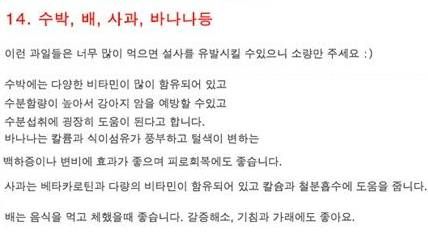 강아지에게 주면 몸에 좋은 사람음식 14가지