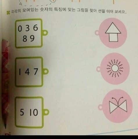 요즘 한국의 유치원 산수? 문제