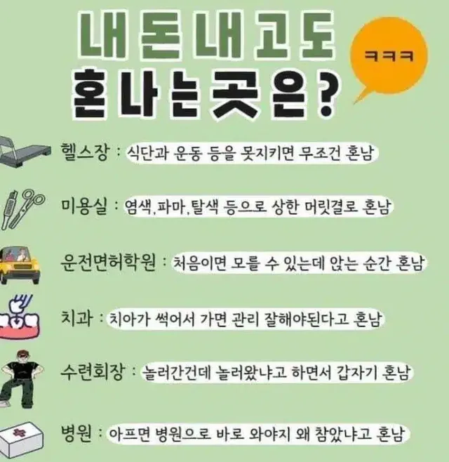 내 돈 내고 혼나는곳