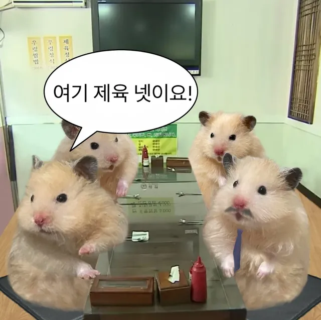 식당에서 메뉴 통일하자는 사람 카운터 치는 법