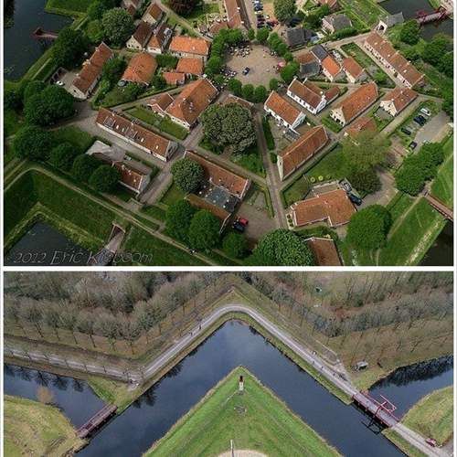 네덜란드의 별모양의 섬