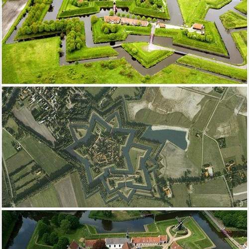 네덜란드의 별모양의 섬