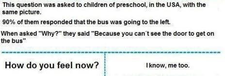 버스는 어느쪽으로 가고 있을까요?