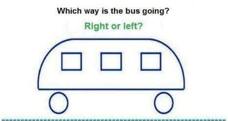 버스는 어느쪽으로 가고 있을까요?