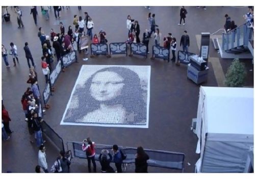 커피로 만든 모나리자