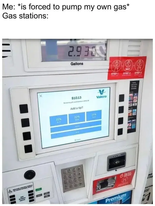 미국 셀프 가스충전소