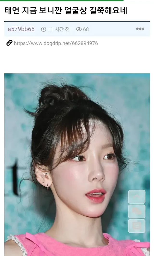 싱글벙글 의외로 태연 닮은 캐릭터..jpg